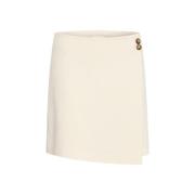 Cropped Skorts met knoopdetails Birch Ichi , Beige , Dames