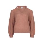 Stijlvol Open Shoulder Sweatshirt Dante 6 , Brown , Dames