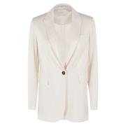 Jersey Blazer Circolo 1901 , Beige , Dames