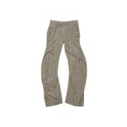 Bruin Multi Broek Acne Studios , Brown , Dames