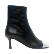 Stijlvolle Enkellaarzen N21 , Black , Dames