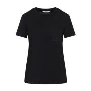 Logo Zak T-shirt Max Mara , Black , Dames