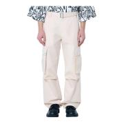 Cargo Pants in katoen-linnenmix Jacquemus , Beige , Heren