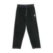 Casual Broek met Wijde Pijpen Adidas , Black , Heren