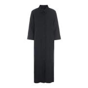 Zwarte Linnen Overhemdjurk Lazy Linen Bitte Kai Rand , Black , Dames