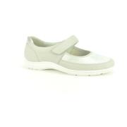 Stretch Velcro Lambal Schoenen Waldläufer , Gray , Dames