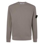 Casual Katoenen Sweatshirt Stone Island , Beige , Heren