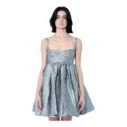 Gebundelde Mini Jurk Sweetheart Halslijn Cecilie Bahnsen , Gray , Dame...