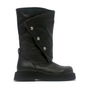 Stijlvolle Enkellaarzen N21 , Black , Dames