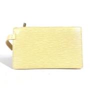 Pre-owned Leather louis-vuitton-bags Louis Vuitton Vintage , Yellow , ...