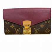 Pre-owned Canvas wallets Louis Vuitton Vintage , Red , Dames