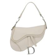 Pre-owned Leather dior-bags Dior Vintage , Beige , Dames