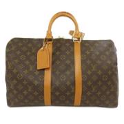 Pre-owned Canvas travel-bags Louis Vuitton Vintage , Brown , Dames