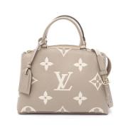 Pre-owned Leather louis-vuitton-bags Louis Vuitton Vintage , Gray , Da...