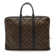 Pre-owned Canvas louis-vuitton-bags Louis Vuitton Vintage , Brown , He...