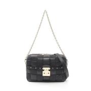 Pre-owned Leather louis-vuitton-bags Louis Vuitton Vintage , Black , D...