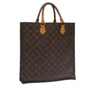 Pre-owned Canvas handbags Louis Vuitton Vintage , Brown , Dames