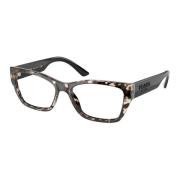 Stijlvolle montuur in Havana Black Prada , Multicolor , Unisex