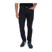 Slim Fit Donkere Denim Jeans Emporio Armani , Blue , Heren