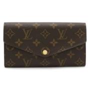 Pre-owned Canvas wallets Louis Vuitton Vintage , Brown , Dames