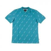 Poloshirt HUF , Blue , Heren