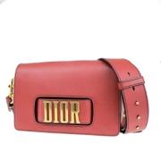 Pre-owned Leather dior-bags Dior Vintage , Red , Dames