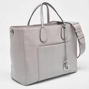 Pre-owned Leather dior-bags Dior Vintage , Gray , Dames