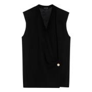 Stijlvolle Tanktop voor Vrouwen Anine Bing , Black , Dames