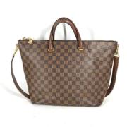 Pre-owned Cotton louis-vuitton-bags Louis Vuitton Vintage , Brown , Da...