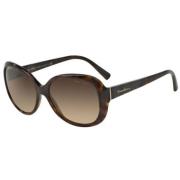 Donker Havana Zonnebril Bruin Getint Ar8047 Giorgio Armani , Brown , D...