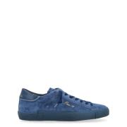 Lage Top Sneakers in Zwart Philippe Model , Blue , Heren