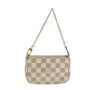 Pre-owned Canvas louis-vuitton-bags Louis Vuitton Vintage , White , Da...