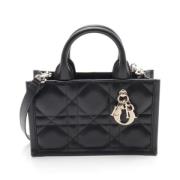 Pre-owned Leather dior-bags Dior Vintage , Black , Dames