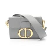 Pre-owned Leather dior-bags Dior Vintage , Gray , Dames