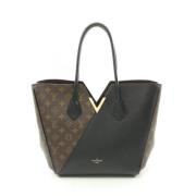 Pre-owned Canvas handbags Louis Vuitton Vintage , Black , Dames