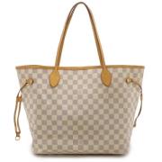 Pre-owned Canvas totes Louis Vuitton Vintage , White , Dames