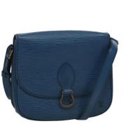 Pre-owned Leather louis-vuitton-bags Louis Vuitton Vintage , Blue , Da...