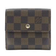 Pre-owned Canvas wallets Louis Vuitton Vintage , Brown , Dames