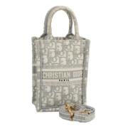 Pre-owned Canvas totes Dior Vintage , White , Dames