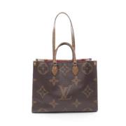 Pre-owned Canvas shoulder-bags Louis Vuitton Vintage , Brown , Dames