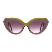 Roze en groene Cat-Eye zonnebril Andy Wolf , Pink , Dames