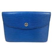 Pre-owned Leather louis-vuitton-bags Louis Vuitton Vintage , Blue , Da...