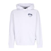 Metal Logo Wit Hoodie Lange Mouw Iuter , White , Heren