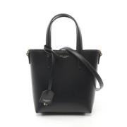 Pre-owned Leather handbags Yves Saint Laurent Vintage , Black , Dames