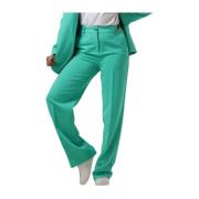 Turquoise Pantalon voor Stijlvolle Vrouwen Modström , Green , Dames