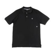 Zwarte polo met korte mouwen Dolly Noire , Black , Heren