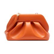 Oranje Crossbody Tas met Plooien THEMOIRè , Orange , Dames