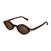 Ct0540S 002 Sunglasses Cartier , Brown , Unisex