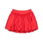 Gerimpelde klaprode rok Simone Rocha , Red , Dames