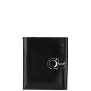 Pre-owned Leather wallets Salvatore Ferragamo Pre-owned , Black , Dame...